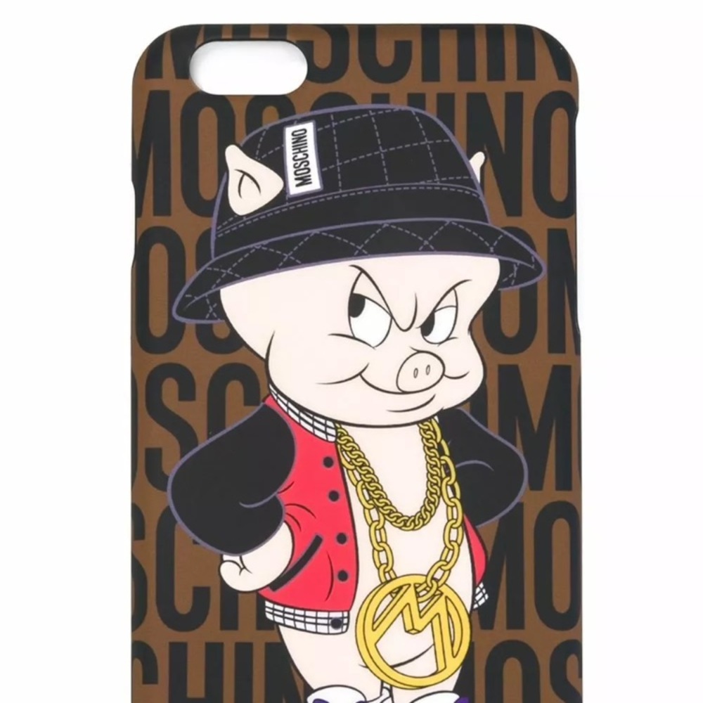 AW15 Moschino Jeremy Scott Porky CASE iPhone 6/6S